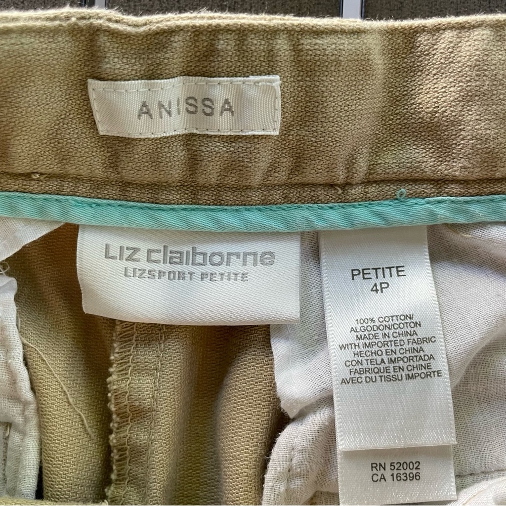 Y2K LIZ CLAIBORNE LIZSPORT PETITE ANISSA WIDE LEG PANTS! - Picture 12 of 13